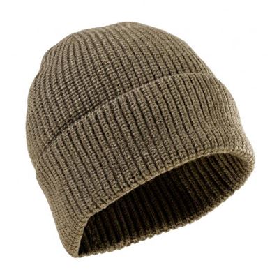 Zimowa czapka z dzianiny CLASSIC MERINO wool OLIVE DRAB