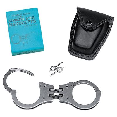 Kajdanki policyjne DOUBLE LOCK z litego srebra