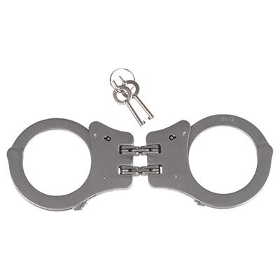 Kajdanki policyjne DOUBLE LOCK z litego srebra