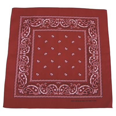 Chusta BANDANA 55x55 cm WINNA/CZARNA