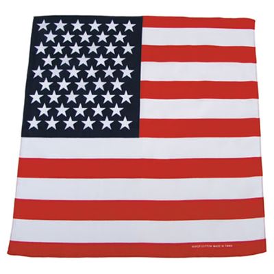 Chusta BANDANA 55x55 cm flaga USA