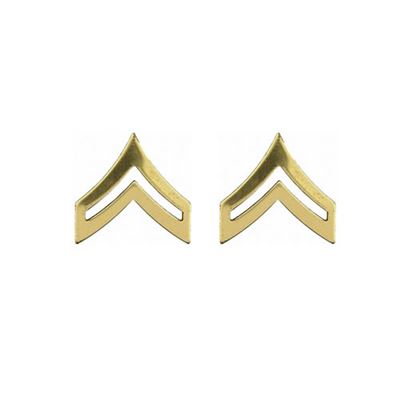 Odznaka stopnia CORPORAL POLISHED ZŁOTA