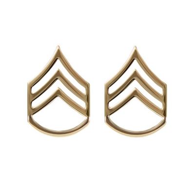 Odznaka rangi STAFF SERGEANT POLISHED ZŁOTA