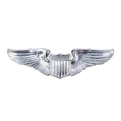 Odznaka U.S.A.F. PILOT WING SREBRNA MATNA