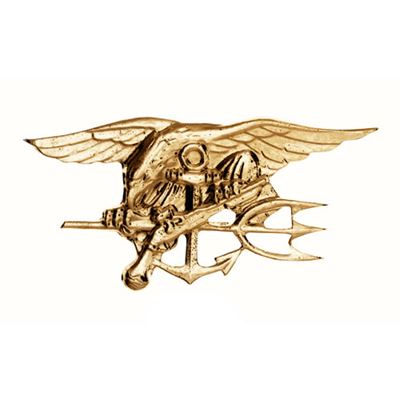 Odznaka NAVY SEALS ZŁOTA