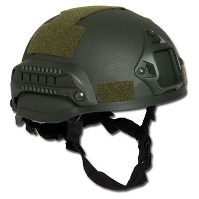 Kask US typ MICH 2002 kompletny ZELENÁ