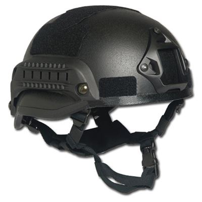 Kask US typ MICH 2002 kompletny CZARNY