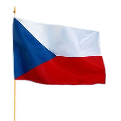 Flaga na patyku REPUBLIKA CZESKA 30x45cm