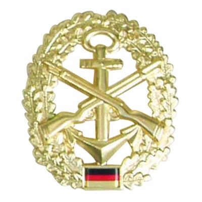Znak BW na beret złoty Marine-Sicherungstruppe