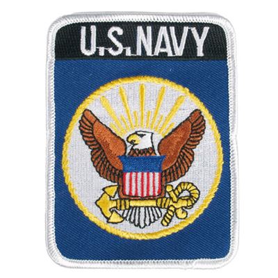 Naszywka przynależności US tekstylna US NAVY