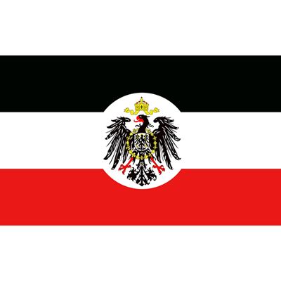 Flaga Cesarstwa Niemieckiego z herbem