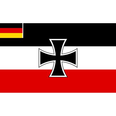 Flaga Rzeszy Niemieckiej z krzyżem
