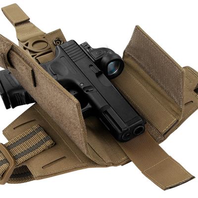 Kabura pistoletowa na udo LCS RDS COYOTE BROWN