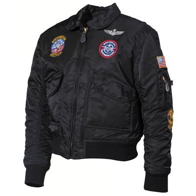 Kurtka dziecięca CWU z naszywkami BLACK