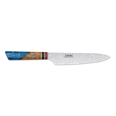 Nóż kuchenny GYUTO TOKISU ze stali DAMASCUS