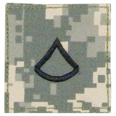 Naszywka stopnia PRIVATE 1ST CLASS ARMY ACU DIGITAL