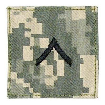 Naszywka rangi VELCRO PRIVATE ARMY ACU DIGITAL