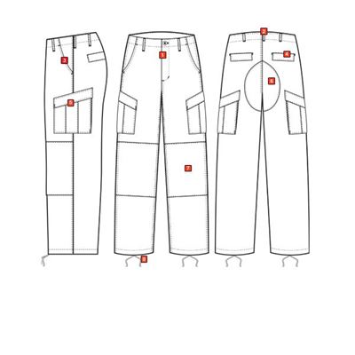 Spodnie BDU Xtreme A-TACS FG-X