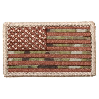 Naszywka z flagą USA 4,5 x 8,5 cm MULTICAM®