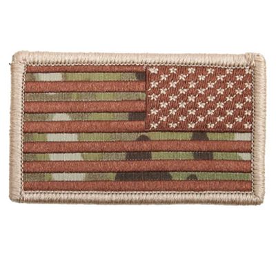 Odwrotna naszywka z flagą USA 4,5 x 8,5 cm MULTICAM®