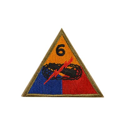 Naszywka US „6TH ARMY DIV.”