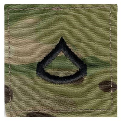Naszywka stopnia Private First Class E-3 z rzepem OCP®
