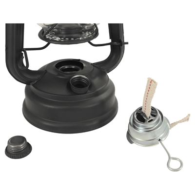 Lampa benzynowa 25cm Hurricane BLACK