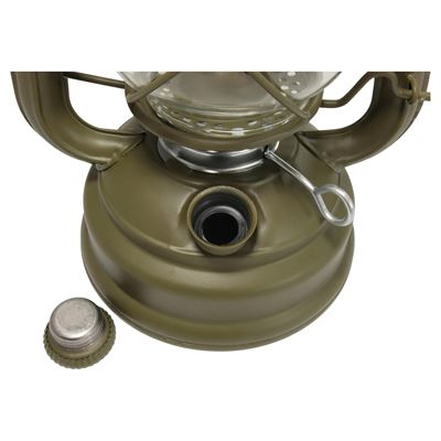 Lampa benzynowa 25cm Hurricane GREEN MATTE