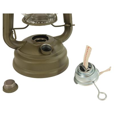 Lampa benzynowa 25cm Hurricane GREEN MATTE