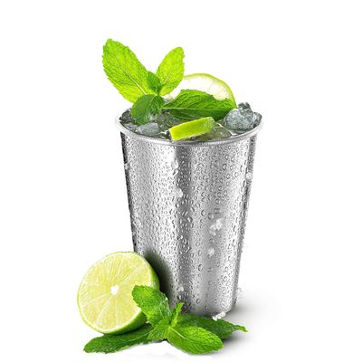 Kubek ze stali nierdzewnej LIVINGSTONE zestaw 4 sztuk 475 ml