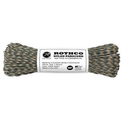Sznur PARACORD nylon 550LB ø 4 mm / 30 m CAMO