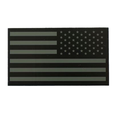 Naszywka IFF IR flag USA VELCRO reverse GREEN