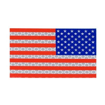 Naszywka IFF IR flaga USA VELCRO odwrócony KOLOR