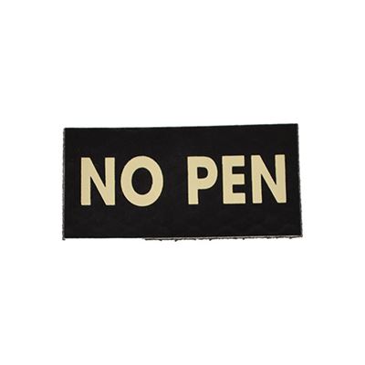 Naszywka IFF IR VELCRO NO PEN BLACK
