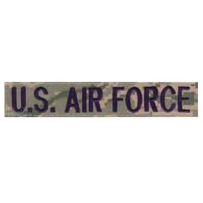 Naszywka "U.S. AIRFORCE" 15 cm VELCRO TIGER STRIPE