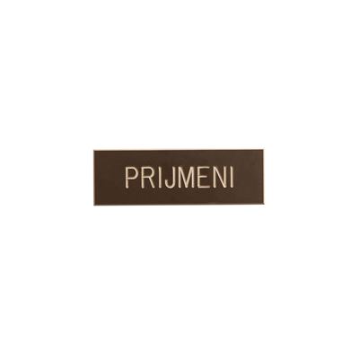 Tabliczka imienna spersonalizowana PLAST przypinana