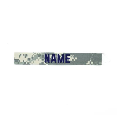 Naszywka z imieniem „NAME” 12,5 cm niebieska nić VELCRO ACU DIGITAL