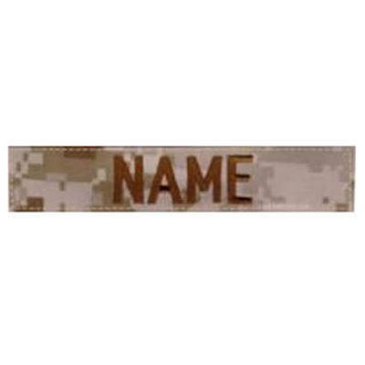 Naszywka z imieniem „NAME” 12,5 cm VELCRO MARPAT DESERT