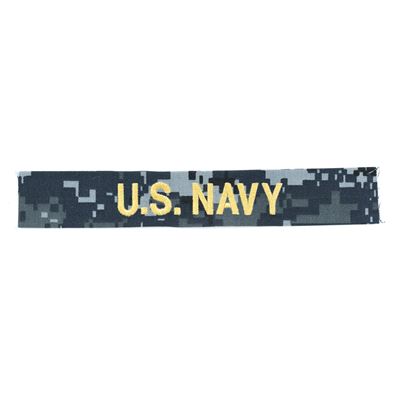 Naszywka "U.S.NAVY" złota nić DIGITAL NAVY