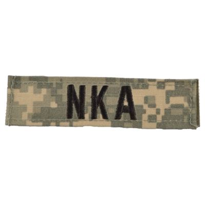 Plaster z grupą krwi NKA VELCRO ACU DIGITAL
