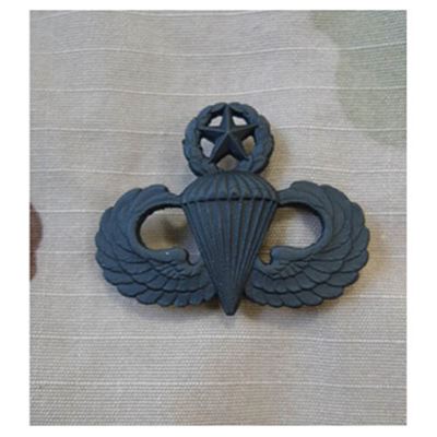 Odznaka US PARACHUTIST Master - CZARNA