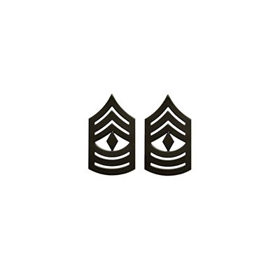 Odznaka stopnia USMC - 1stSgt. - CZARNA