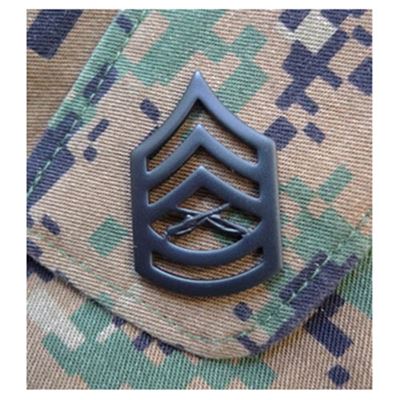 Odznaka stopnia USMC - GySgt. - para CZARNA