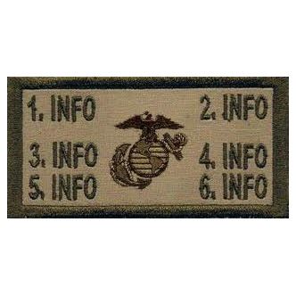 Naszywka USMC z rzepem