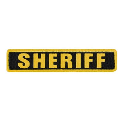 Naszywka SHERIFF 12,7 x 2,5 cm ŻÓŁTA