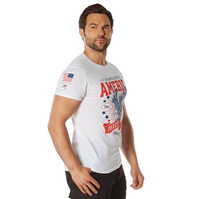 Koszulka FREEDOM & LIBERTY z krótkim rękawem WHITE