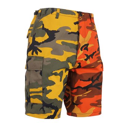 Spodenki dwukolorowe BDU YELLOW/ORANGE CAMO