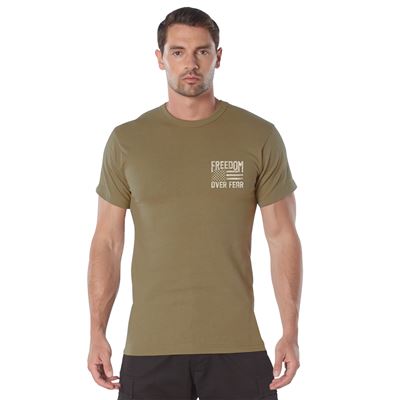 T-shirt FREEDOM OVER FEAR COYOTE