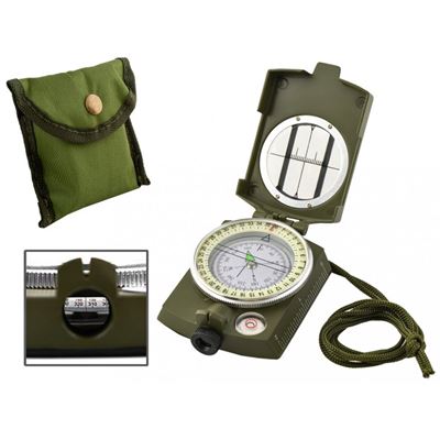 Kompas ARMY metalowy ZIELONY  185717 2