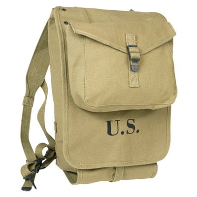Plecak skórzany US HAVERSACK M1928 KHAKI repro